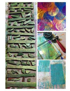 Gelli Plate Art, Texture Tools, Gelli Plate Printing, Gelli Arts, Gelli Printing, Gelli Plate, Plate Art, Ocean Theme, Ocean Themes