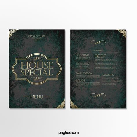 Drink Menu Design, Menu Background, Salad Menu, Brochure Graphic, Menu Flyer, Western Restaurant, Special Desserts, Restaurant Menu Design, Money Sign