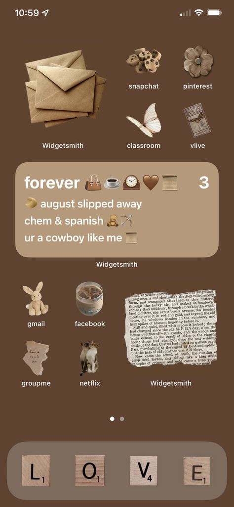 iphone phone ios 14 15 update widget app layout aesthetic brown dark light academia ideas idea apps xr xs max 11 12 Aesthetic Widget Ideas Brown, Aesthetic Brown Phone Theme, Iphone App Design Brown, Brown Phone Widget, Ios16 Ideas Aesthetic, Vintage Widgetsmith Ideas, Brown Homescreen Aesthetic Layout, Widget Iphone Aesthetic Ideas Brown, Homescreen Ideas Aesthetic Brown
