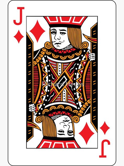 Jack Of Diamonds Card, Jack Of Diamonds, Jack Card, Jack Playing Card, Jack Of Clubs, Playing Card Crafts, Poker Hands, Jack Of Hearts, Club Card