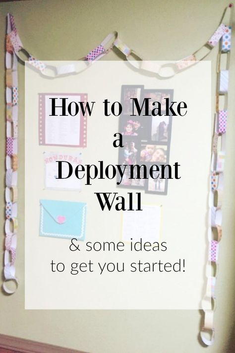 How to Make a Deployment Wall and Some Ideas to Get You Started | Finding Mandee | Deployment wall ideas Deployment Kids, Deployment Wall, Surviving Deployment, Deployment Countdown, Deployment Party, Countdown For Kids, Deployed Husband, Deployment Ideas, Homecoming Signs