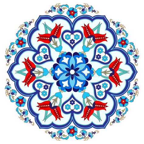 Photo about Colorful antique ottoman turkish design pattern vector. Illustration of decor, decorative, elegance - 61927442 Turkish Tiles, Antique Ottoman, Turkish Pattern, Turkish Design, Islamic Art Pattern, Turkish Art, Borders And Frames, Islamic Design, Pattern Vector