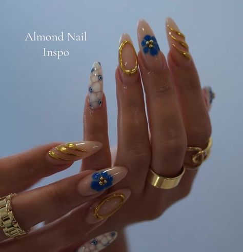 Cute Simple Nails, Her Nails, Almond Nail, Summer Acrylic Nails, Fire Nails, Classy Nails, Funky Nails, Pretty Acrylic Nails, Dope Nails