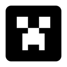 Minecraft App Icon Black, Minecraft App Icon, Minecraft App, Minecraft Anime, App Logo, Silhouette Svg, Black Wallpaper, App Icon, Svg Files