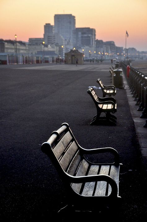 Brighton seafront at dawn Brighton Photography, Brighton Townhouse, Brighton Rock, Marina Village, Brighton England, British Seaside, Brighton Uk, New Brighton, New York City Travel