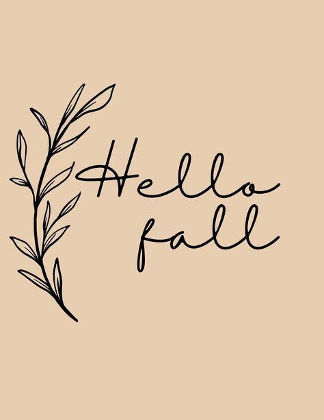 #It’s_Fall_Yall #Simple_Fall_Designs #Best_Free_Script_Fonts #Fall_Autumn_Decor Simple Fall Designs, Fall Phone Theme, Iphone Screen Ideas, Backgrounds School, Hello Font, Motivational Signs, Boho Images, Best Free Script Fonts, Widget Covers