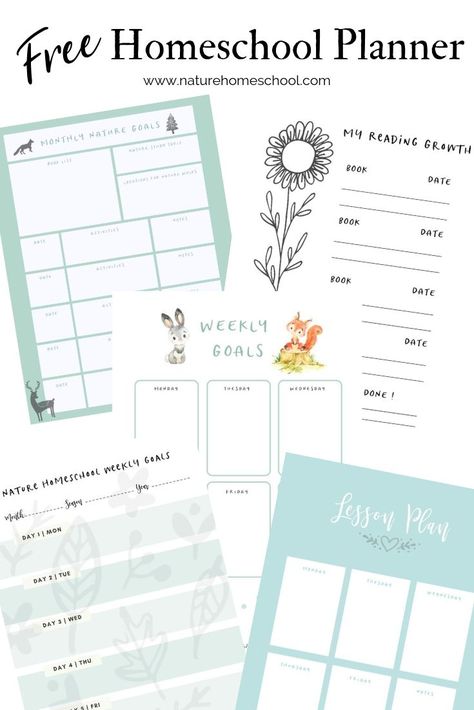 Home School Planner Printables, Homeschool Templates Free Printables, Homeschool Lesson Planner Printable Free, Free Digital Homeschool Planner, Homeschool Tracker Free Printable, Homeschool Weekly Planner Free Printable, Homeschool Loop Schedule Free Printable, Free Homeschool Printables Kindergarten, Homeschool Lesson Plan Template Free