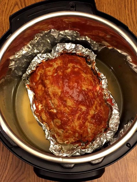 Instant Pot Meatloaf – How To Cook Meatloaf In A Pressure Cooker – Melanie Cooks Easy Instant Pot Meatloaf, Instapot Meatloaf Recipes Best, Ninja Foodi Meatloaf Recipe, Instant Pot Meatloaf Recipes, Meatloaf In Instant Pot, Meatloaf Instant Pot, Pressure Cooker Meatloaf, Stove Top Stuffing Meatloaf, Instant Pot Meatloaf