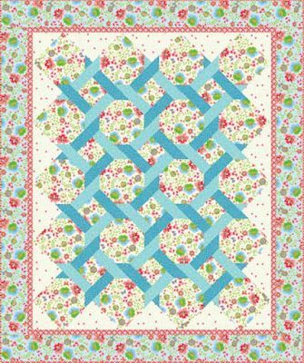 Free pattern day: Lattice and Woven quilts | Quilt Inspiration | Bloglovin’ Snowball Block, Floral Quilt Patterns, Plaid Quilts, Amish Quilt Patterns, Snowball Quilts, Lattice Quilt, Amish Quilt, Quilt Block Patterns Free, Quilt Square Patterns