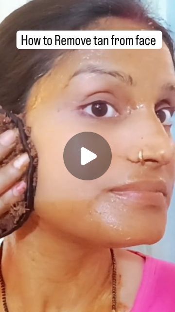 chandanibeauty4 on Instagram: "How to remove tan from face naturally  #instareels #instagram #skincare #facepack #skinwhitening #glowingskin #viralreels #viral" How To Remove Face Tanning, How Remove Tanning From Face, How To Remove Face Tan, Skin Tan Removal Faces, How To Remove Tanning From Face, Facepack For Tan Removal, Face Tan Removal, How To Remove Tanning, Face Tan