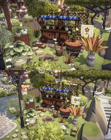 Dreamland Ideas, Disney House Ideas, Peaceful Meadow, Disney Island, Valley Game, Disney Dreamlight Valley, Fall Cottage, Valley Landscape, Dream Night