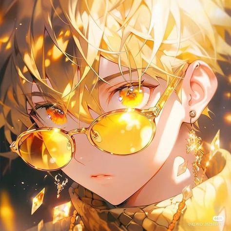 Yellow Anime Characters, Ange Demon, Alien Concept Art, Cool Anime Guys, Cool Anime Wallpapers, Ethereal Art, Anime Eyes, Boy Art