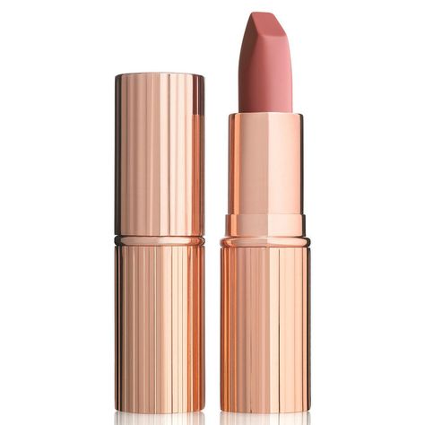 Everyone in Hollywood Is Wearing Charlotte Tilbury's Pillow Talk Lipstick | InStyle.com Charlotte Tilbury Pillow Talk Lipstick, Спонж Beauty Blender, Charlotte Tilbury Hot Lips, Nude Pink Lipstick, Pillow Talk Lipstick, Charlotte Tilbury Lipstick, Charlotte Tilbury Matte Revolution, Amal Alamuddin, Lipstick Collection