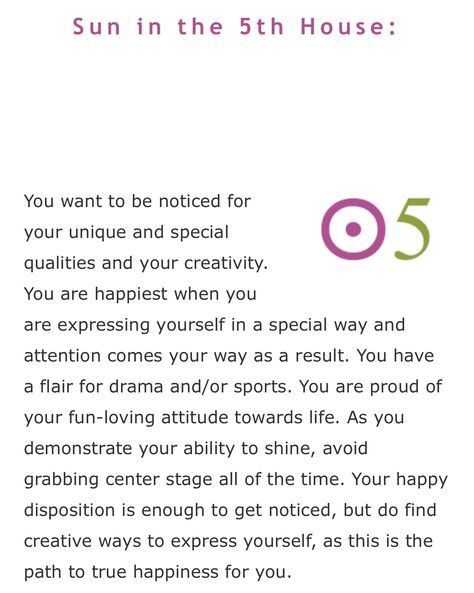 Sun in the 5th house 5th House Astrology, Sun In 8th House, Sixth House Astrology, Sun In Houses Astrology, Sun In The Houses Astrology, Aquarius Sun Virgo Rising, Astrology Houses, Sun In Taurus, Brain Stimulation