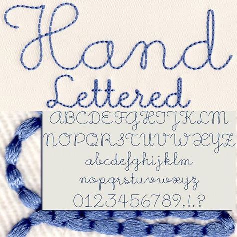 231 Hand Lettered Floss Stitch Lettering Projects, Embroidery Alphabet, Embroidery Letters, Learn Embroidery, Silk Ribbon Embroidery, Hand Embroidery Stitches, Embroidery Fonts, Hand Embroidery Patterns, Embroidery Inspiration