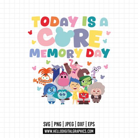 Inside Out Clipart, Inside Out Poster, Inside Out Party Ideas, Memory Day, Enchanted Characters, Movie Inside Out, Core Memory, Evil Eye Art, Disney Movie Quotes