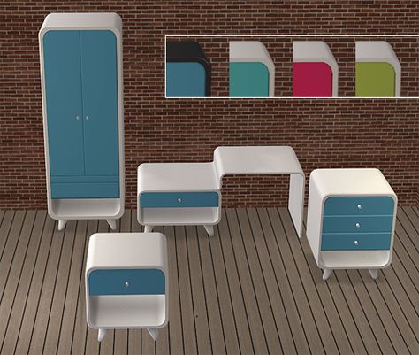 TS2 | The Atomic Age Defaults #witheredlilies Atomic Age Furniture, Atomic Furniture, Sims 2 Furniture, Sims 2 Clutter Cc, Age Furniture, Sims 4t2, Sims4 Ideas, Sims 2 Functional Objects, Sims 2 Bedding