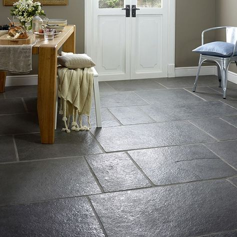 Somerset Grey Sandblasted & Brushed Limestone Floor 600x300mm Limestone Floor, Limestone Floor Tiles, Bathroom Floor Tile, Dark Tile, Tiled Hallway, Flagstone Flooring, Limestone Flooring, Limestone Tile, Slate Flooring