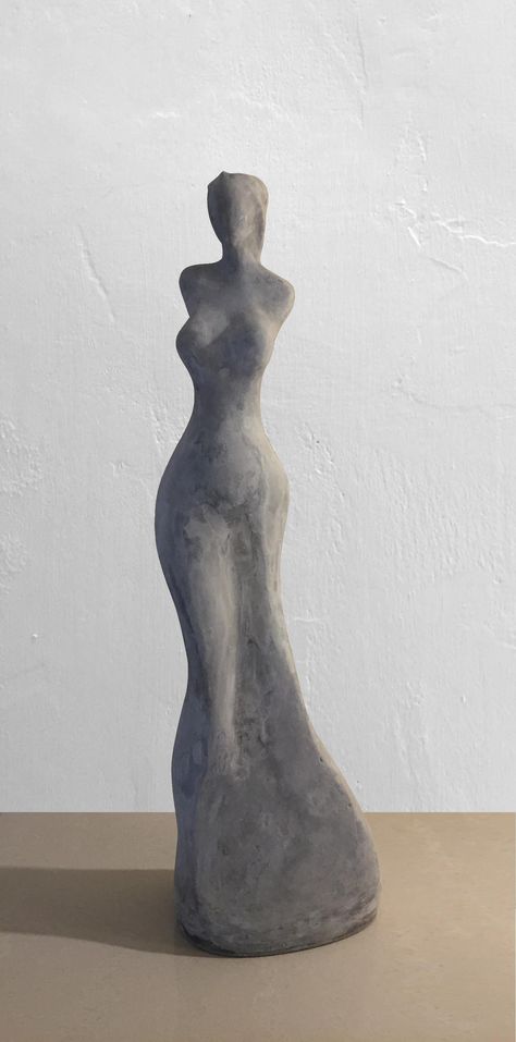 Abstract Figure Sculpture, Woman Clay Sculpture, Clay Body Sculpture Human Figures, Abstract Human Sculpture, Female Body Sculpture, Natural Forms Gcse, Women Sculpture, Form Sculpture, Female Sculpture