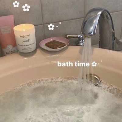 Bath, Candles, Water