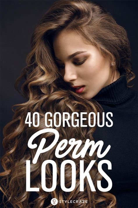 Different Perm Curls Long Hair, Different Perms For Women, Beachy Perm, Medium Length Permed Hair, Body Wave Perm Before And After, Perms For Medium Length Hair, From Straight To Curly Hair, Perms For Medium Hair, Spiral Perm Long Hair