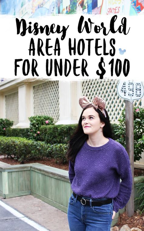 Did you know you could find hotels close to Disney World for under $100 a night? That's right, it's possible to have all the luxury of a Disney World resort without the crazy price tag. These might be a short shuttle to the parks, but it's well-worth the big savings! #DisneyWorldTips #DisneyWorldBudget #DisneyWorldCheap #DisneyResort Disney World Cheap, Hotels Near Disney World, Disney Value Resorts, Disney World Travel, Disney Prices, Disney World Hotels, Orlando Theme Parks, Disney Trip Planning, Disney Hotels