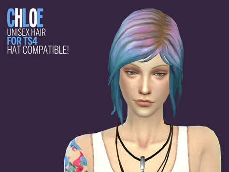 Ts4 Life Is Strange Cc, Sally Face Sims 4 Cc, Sims4 Dump, Ts4cc Hair, Sims Outfits, Ts4 Hair, Ts4 Mods, Sims 4 Anime, Chloe Price