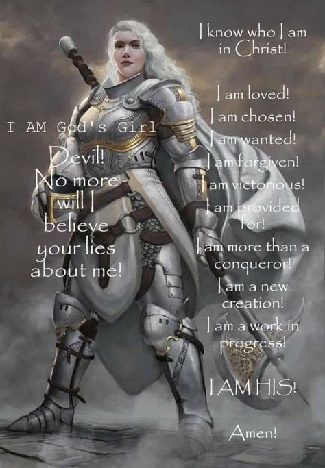 Warrior Of God Women, Warrior Woman Of God, Warrior For God, Warrior Prayer, Gods Warrior, Warrior Of God, Christian Woman Encouragement, Spiritual Warfare Prayers, Woman Warrior