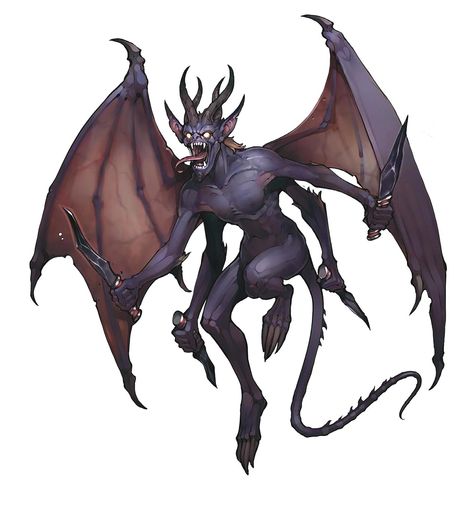 Dnd Devil, Dnd Demon, Demon Human, Rpg Monsters, Devil Art, Dnd Monster, Dnd Stories, Fantasy Demon, D D Monsters