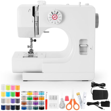 BUXFMHT Sewing Machine, Mini Sewing Machine, Electric Portable Sewing Machine for Beginners, 12 Stitch Dual Speed with Foot Pedal & Sewing Kit - Walmart.com Sewing Machine Extension Table, Sewing Machine For Beginners, Kids Sewing Machine, Portable Sewing Machine, Sew Machine, Mini Sewing Machine, Household Sewing Machine, Brother Sewing Machines, Household Sewing