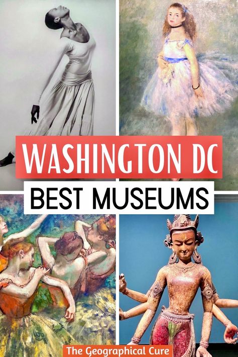 Planning a trip to Washington DC? This is the ultimate guide to the best museums in Washington DC. The city is an epicenter of museums, with superb collections. It’s a paradise for art lovers. There are world class museums like the National Gallery of Art. And there are hidden gem museums where you see great art without the crowds. I give you an overview of the best museums in Washington DC and their must see masterpieces. These museums are some of the best things to do and see in Washington DC! Museums In Washington Dc, Dc Museums, North America Road Trip, Trip To Washington Dc, Mexico Travel Destinations, Budget Friendly Travel, Washington Dc Travel, Usa Travel Guide, Air And Space Museum