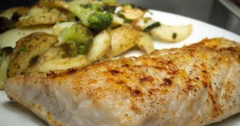 Striped Bass Recipe, Walleye Recipes, Walleye Fish Recipes, Fish Recipes Baked, Dried Basil, Striped Bass, How To Cook Fish, Baked Fish, Clarified Butter