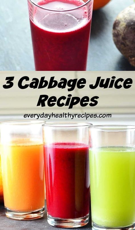 Cabbage Juice For Ulcers, Cabbage Juice Recipe, Cabbage Smoothie, Fresh Juice Recipes, Brat Diet, Cabbage Juice, Juice Smoothies Recipes, More Veggies, Juicy Juice