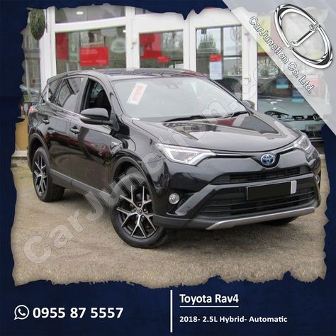 Toyota Rav4 Toyota Rav4 Black, Rav4 2018, Toyota Rav4 Hybrid, Rav4 Hybrid, Japanese Used Cars, Vehicles For Sale, Stock Car, Japanese Cars, My Dream Car