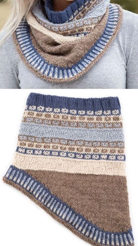 Colourwork Knitting, Knitting Fair Isle, Cowl Knitting, Knitted Scarves, Icelandic Sweaters, Fair Isle Knitting Patterns, Colorwork Knitting, Owl Hat, Cowl Knitting Pattern