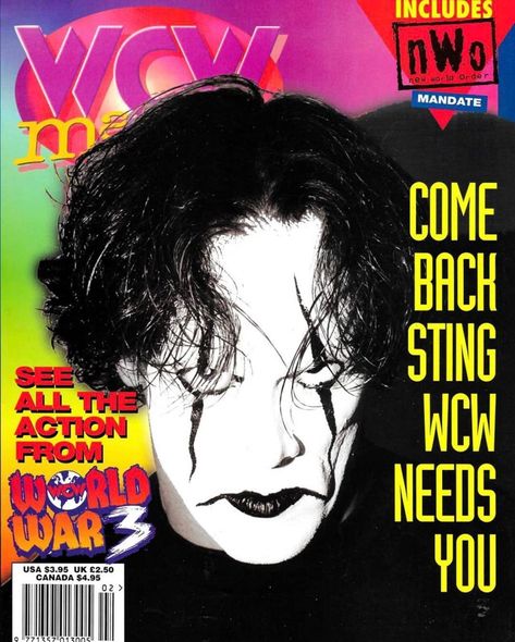 Wcw Magazine, Sting Wcw, Japanese Wrestling, World Championship Wrestling, Human Icon, Wrestling Superstars, Wrestling Wwe, Four Horsemen, Wwe Wrestlers