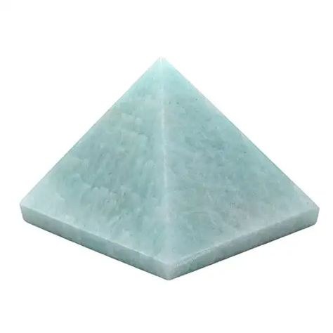 Amazon.com: Amazonite Pyramid Crystal Healing Stones - 2" Great Pyramid Figurine of Natural Stone Pyramid for Meditation, Reiki, Chakra Balancing and Crystal Pyramids Grid : Handmade Products Great Pyramid, Reiki Chakra, Crystal Pyramid, Crystal Healing Stones, Chakra Balancing, Amazon Handmade, Reiki Healing, Raw Stone, Healing Stone