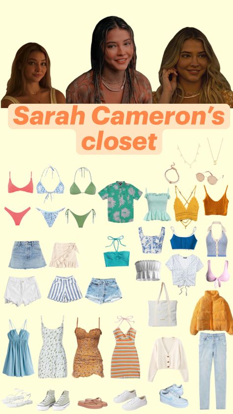 Sarah’s closet 🌺 #outfitinspo #obx #sarahcameron #netflix #summer Sarah Cameron, Outer Banks, Banks, Energy, Tv, Sports, Closet, Beauty