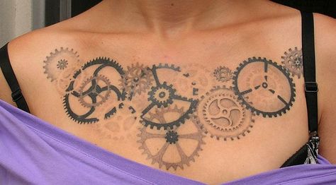 Add more details to it needs something besides just gears and cog. Description from pinterest.com. I searched for this on bing.com/images Cog Tattoo, Copenhagen Tattoo, Gears Tattoo, Tattoo Bike, Ankle Tattoo Men, Gear Tattoo, The Ink Spots, Steampunk Tattoo, Bicycle Tattoo