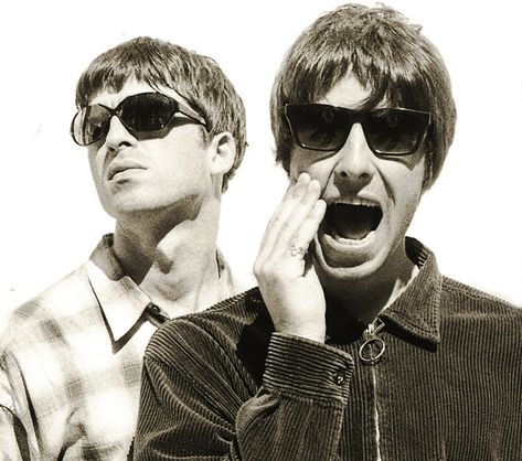 © Michael Spencer Jones Rockstar Sunglasses, Noel And Liam Gallagher, Oasis Album, Liam Gallagher Oasis, Liam And Noel, Oasis Band, Noel Gallagher, Liam Gallagher, Living Forever