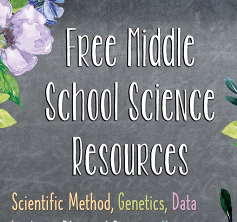 FREE Middle School Science Resources Hello middle school science teachers! Are you looking for free science worksheets? How about some free ... Middle School Science Curriculum, Middle School Science Notebook, 8th Grade Science Classroom, Seventh Grade Science, Math And Science Classroom, Middle School Science Lab, Classroom Fun Activities, Studying Science, Free Science Worksheets