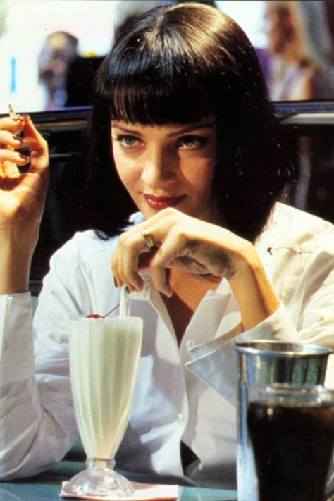 pulp fiction Uma Thurman, Quentin Tarantino, Pulp Fiction, Wall Collage, Cinematography, Costume Ideas, Halloween Costumes, Tv Shows, Screen