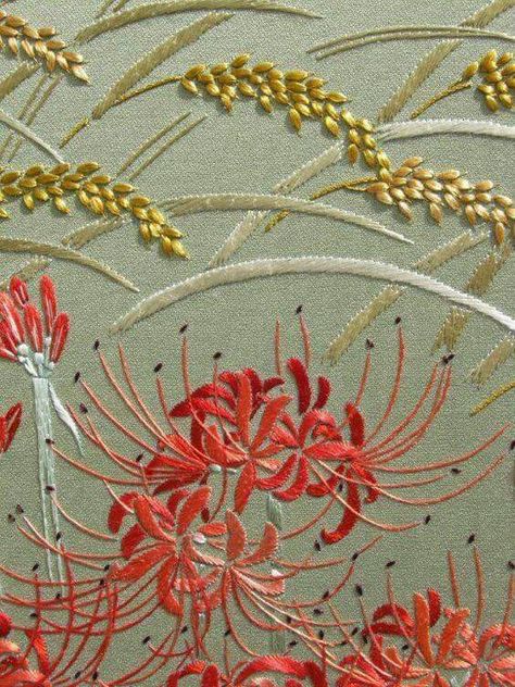 Embroidery Kimono, Chinese Embroidery, Sashiko Embroidery, Brazilian Embroidery, Embroidery Flowers Pattern, Japanese Embroidery, 자수 디자인, Silk Ribbon Embroidery, Design Guide