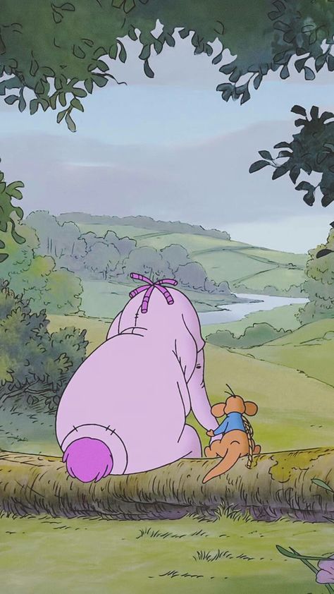 Winnie The Pooh Heffalump, Winnie The Pooh Pictures, Winnie The Pooh Friends, Old Disney, Pinturas Disney, Disney Aesthetic, Pooh Bear, Art Drawings For Kids, Cartoon Movies