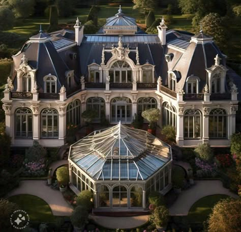 Chateau Exterior French, Luxury French Chateau Exterior, Old French Mansion, Paris Mansion Exterior, Paris Mansion, Old Money Mansion Aesthetic Exterior, Adopt Me Small House Ideas, Mansion Interior Design, Mini Mansion