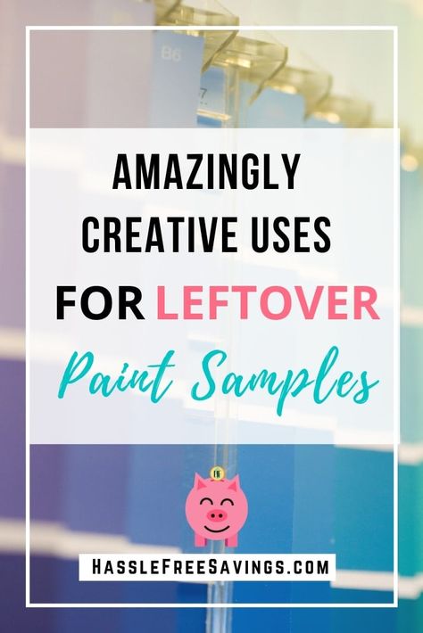 5 Amazingly Creative Uses for Leftover Paint Samples Art Projects With Paint Samples, What To Do With Paint Samples, Crafts With Paint Samples, Leftover Paint Projects, Diamond Painting Leftovers, Paint Sample Art Wall Color Swatches, Paint Sample Art, Paint Samples Crafts, Samples Diy