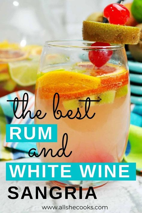 Best Sangria Recipe Parties, Drinks With Wine Recipes, White Zinfandel Sangria Recipes, White Sangria Recipe For A Crowd Parties, Best Sangria Recipe White, White Wine Drinks Cocktails, Best White Wine Sangria Recipe, Party Sangria Recipes For A Crowd, Drinks With White Wine