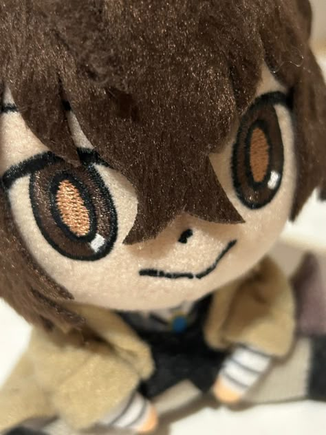 Dazai Plush Icons, Violently Sobbing Reaction Pic, Dazai Plushie, Dazai Plush, Bsd Plushies, Osamu Dazai, Silly Dogs, Dazai Osamu, Bongou Stray Dogs