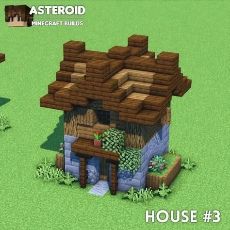 Small House Minecraft Ideas, Small House Minecraft, House Minecraft Ideas, Minecraft Cottage House, Cozy Minecraft, Medieval Builds, Minecraft Village, Minecraft Houses Blueprints, Minecraft Idea