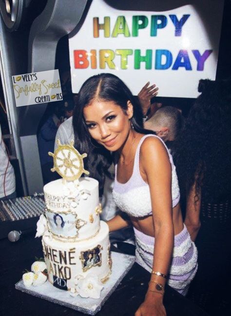 Jhene Aiko Birthday Cake 🎂 Celebrity Cake #JheneAiko Jhene Aiko Birthday Cake, Jhene Aiko Birthday, Celebrity Cake, Jhené Aiko, Jhene Aiko, Divine Mother, Edgy Wallpaper, Birthday Quotes, Picture Ideas